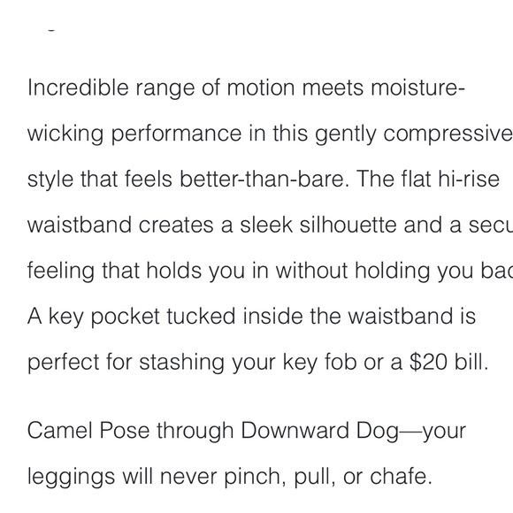 Zyia Parallel Lux high rise NWOT - Picture 7 of 8